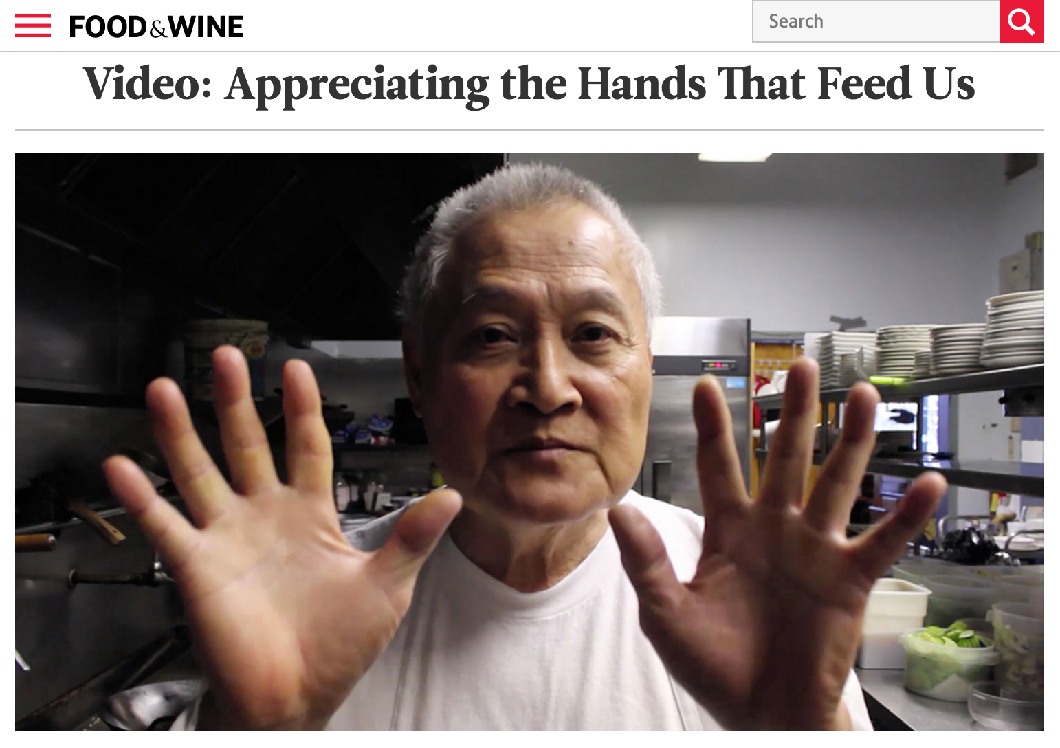 Food & Wine: Appreciating the Hands that Feed Us