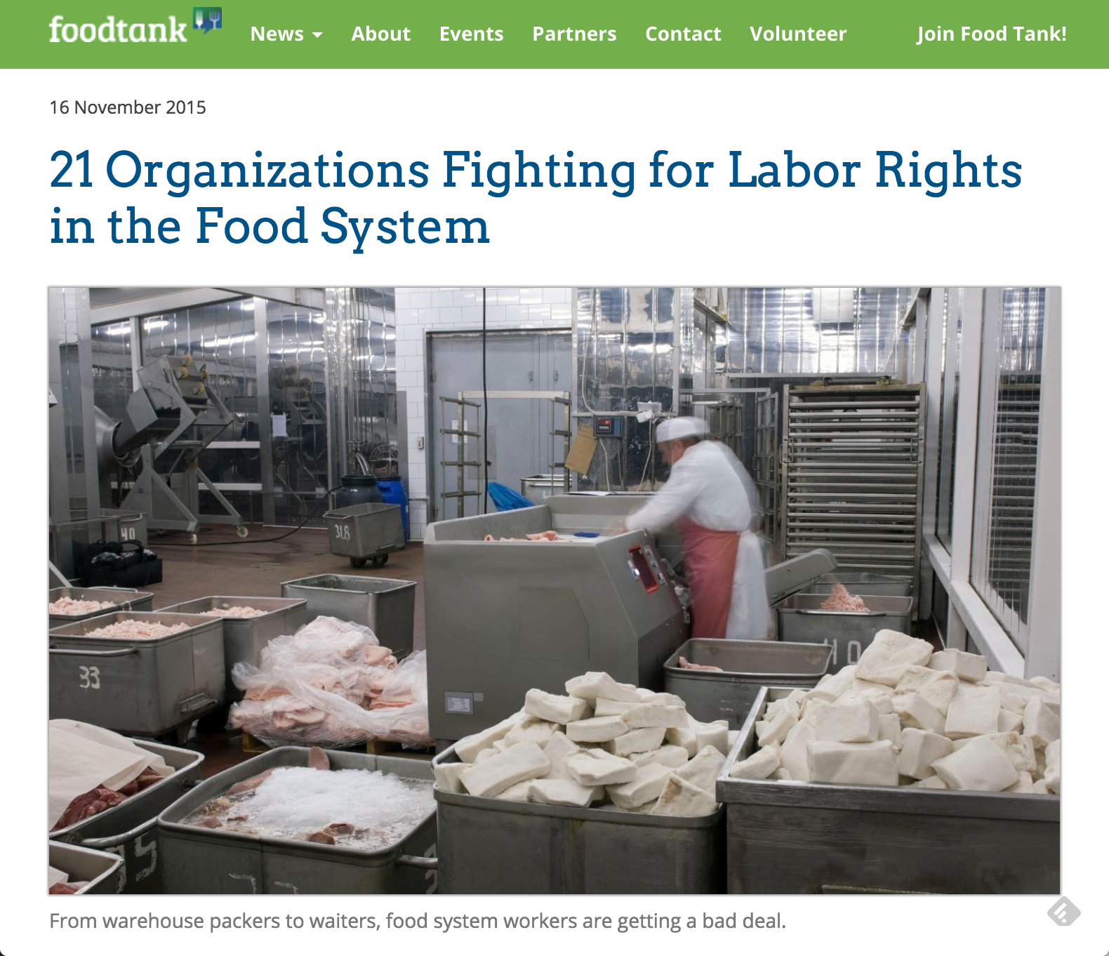 Food Tank: 21 Organizations Fighting for Labor Rights in the Food System
